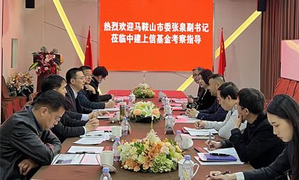 马鞍山市市委张泉副书记一行到我司访问